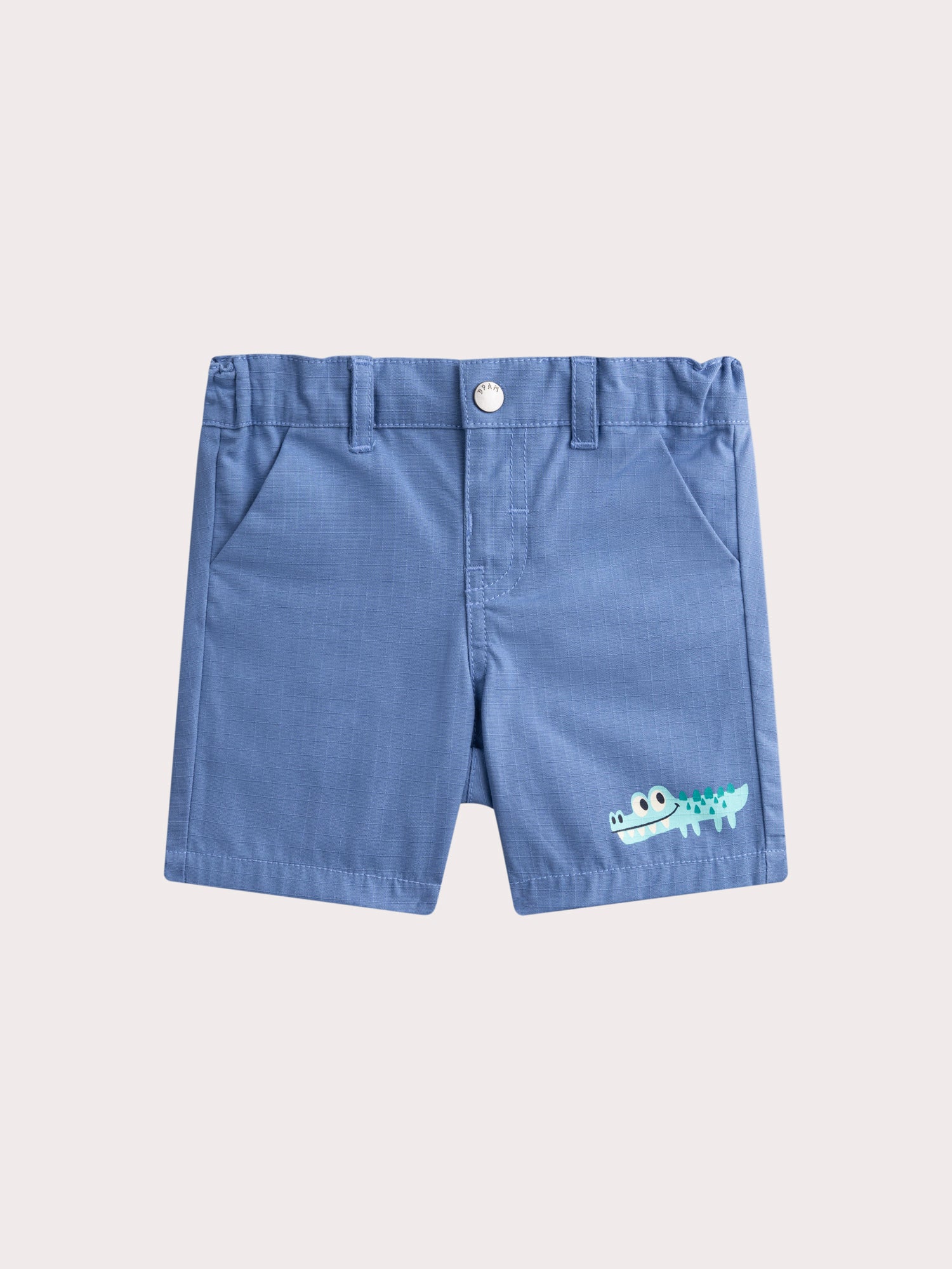 Bermuda bleu natier pour bébé garçon