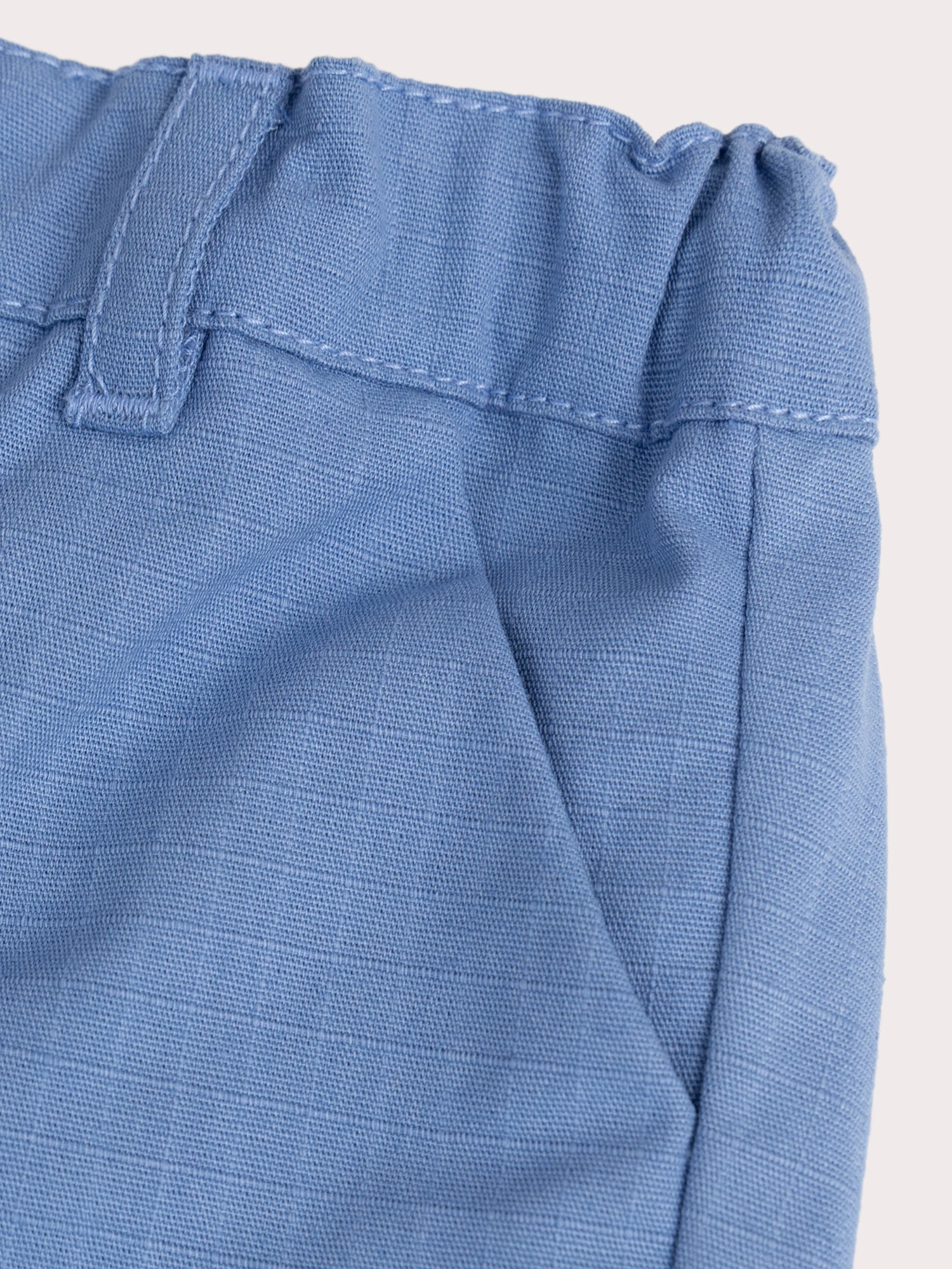Bermuda bleu natier pour bébé garçon