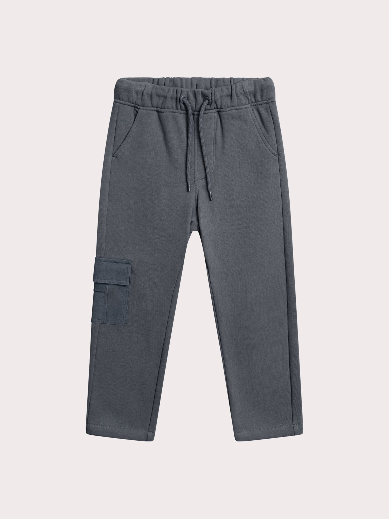 Pantalon cargo en molleton gris foncé