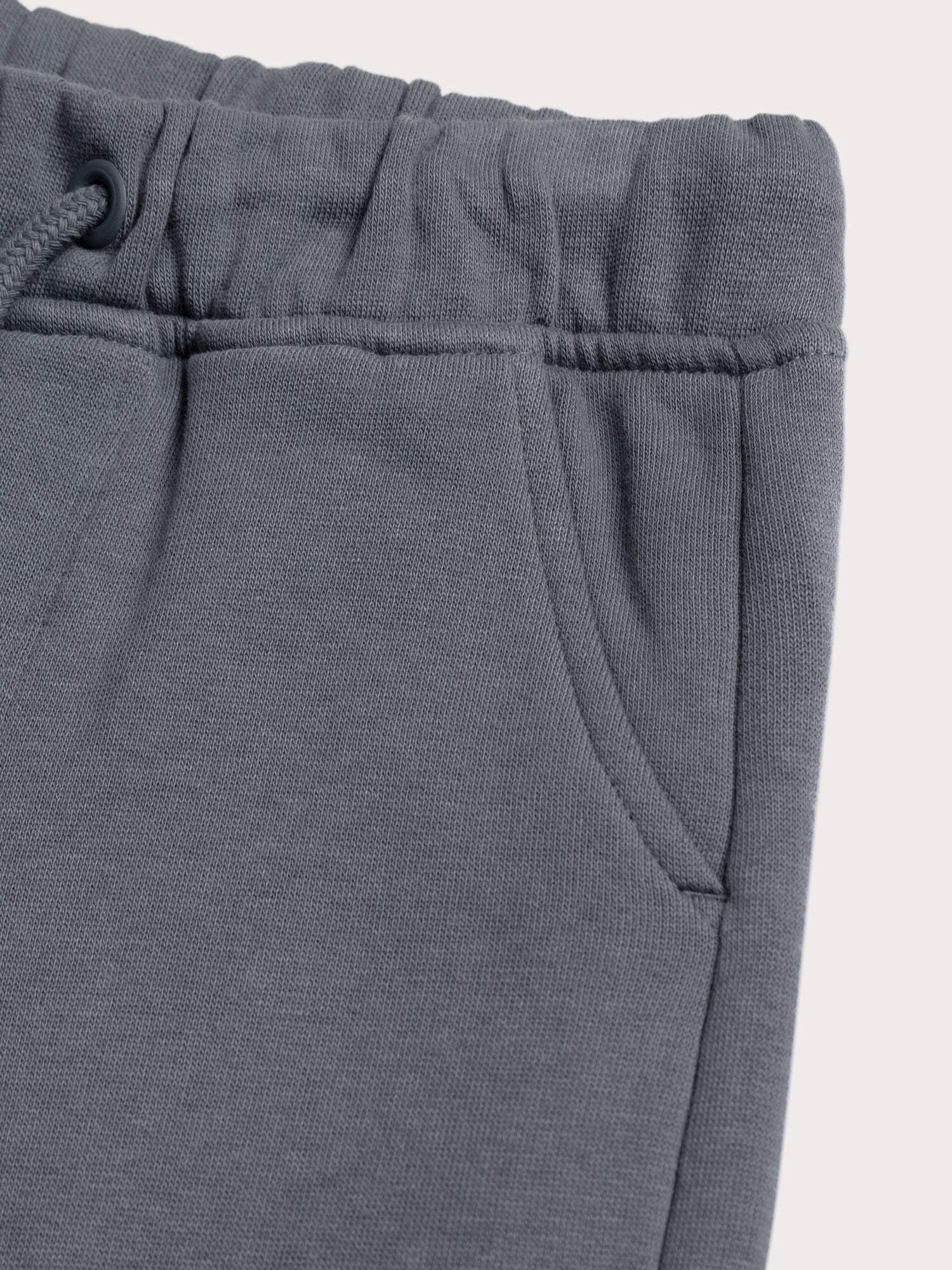 Pantalon cargo en molleton gris foncé