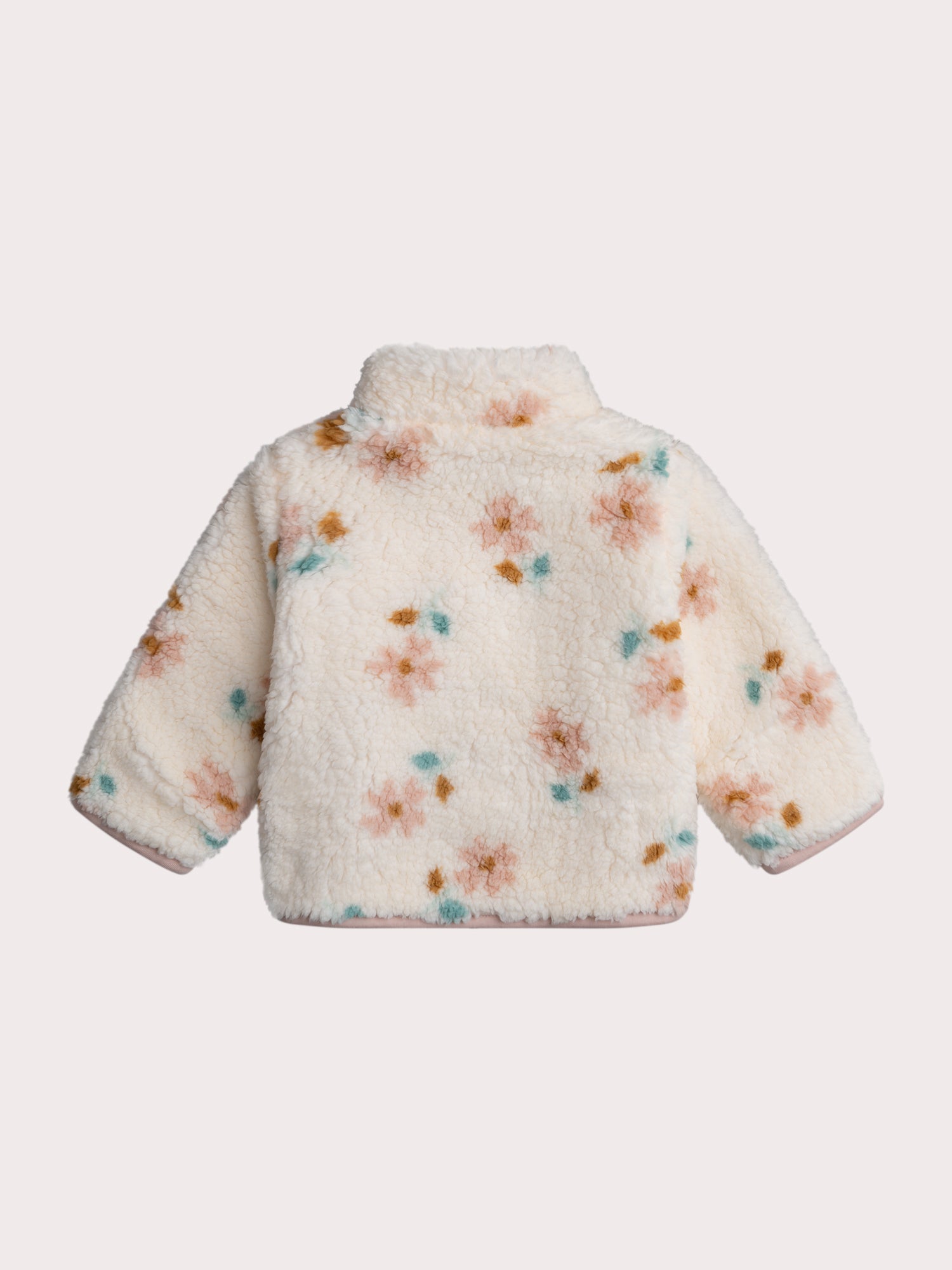 Vest en fausse fourrure  à fleurs pour bébé fille