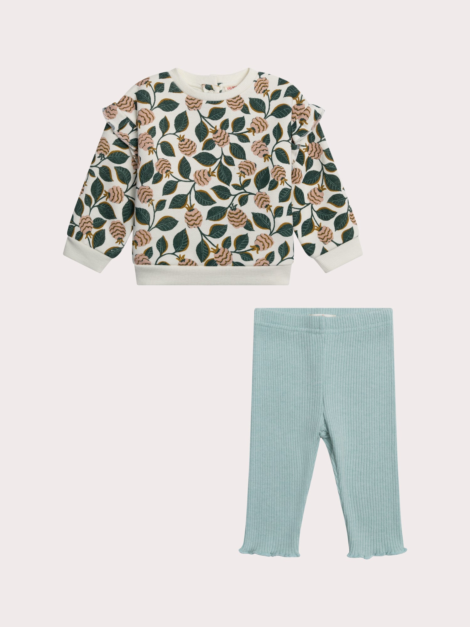 Ensemble à fleurs pour bébé fille