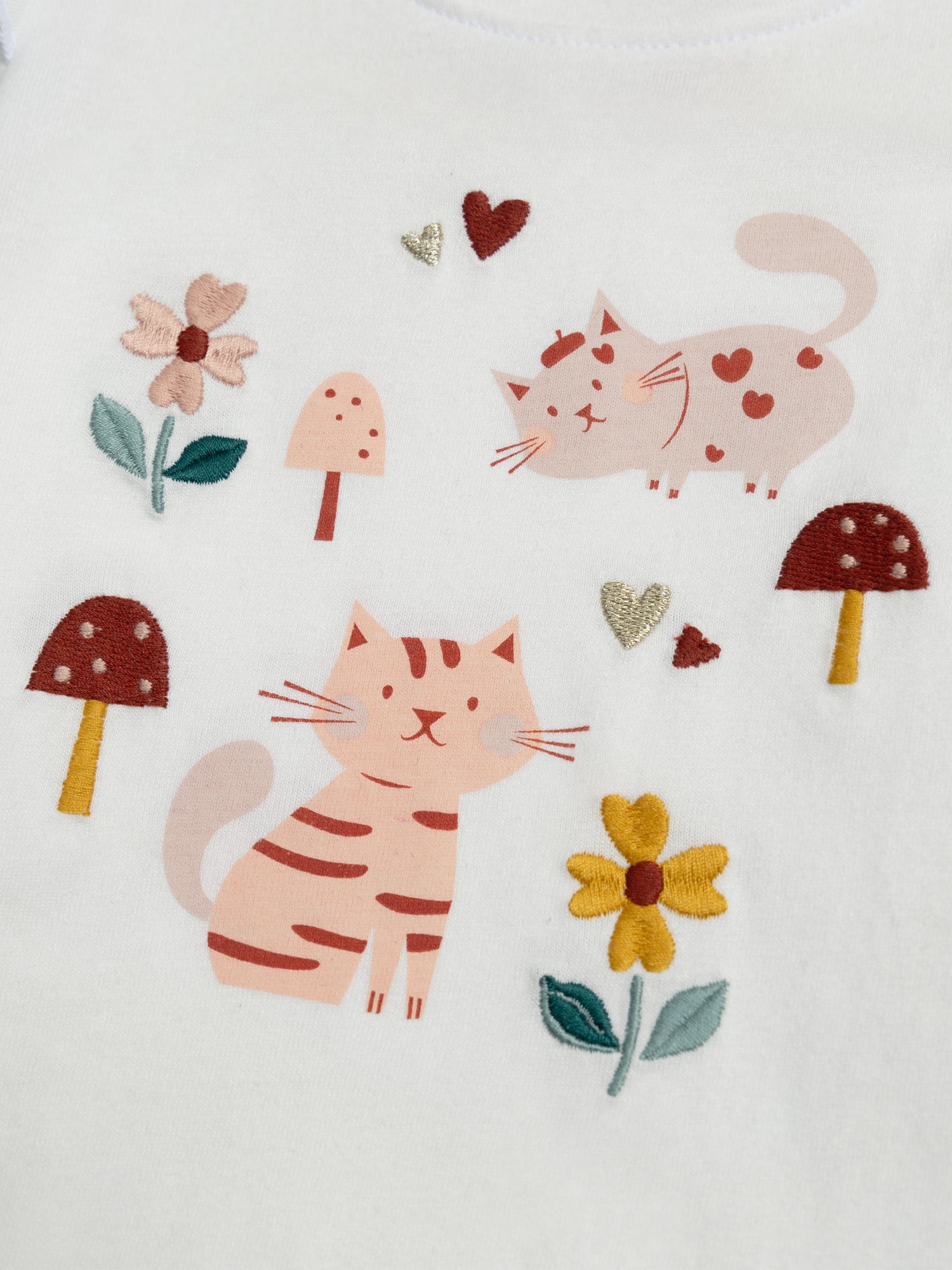 Tee-Shirt animation chat pour bébé fille