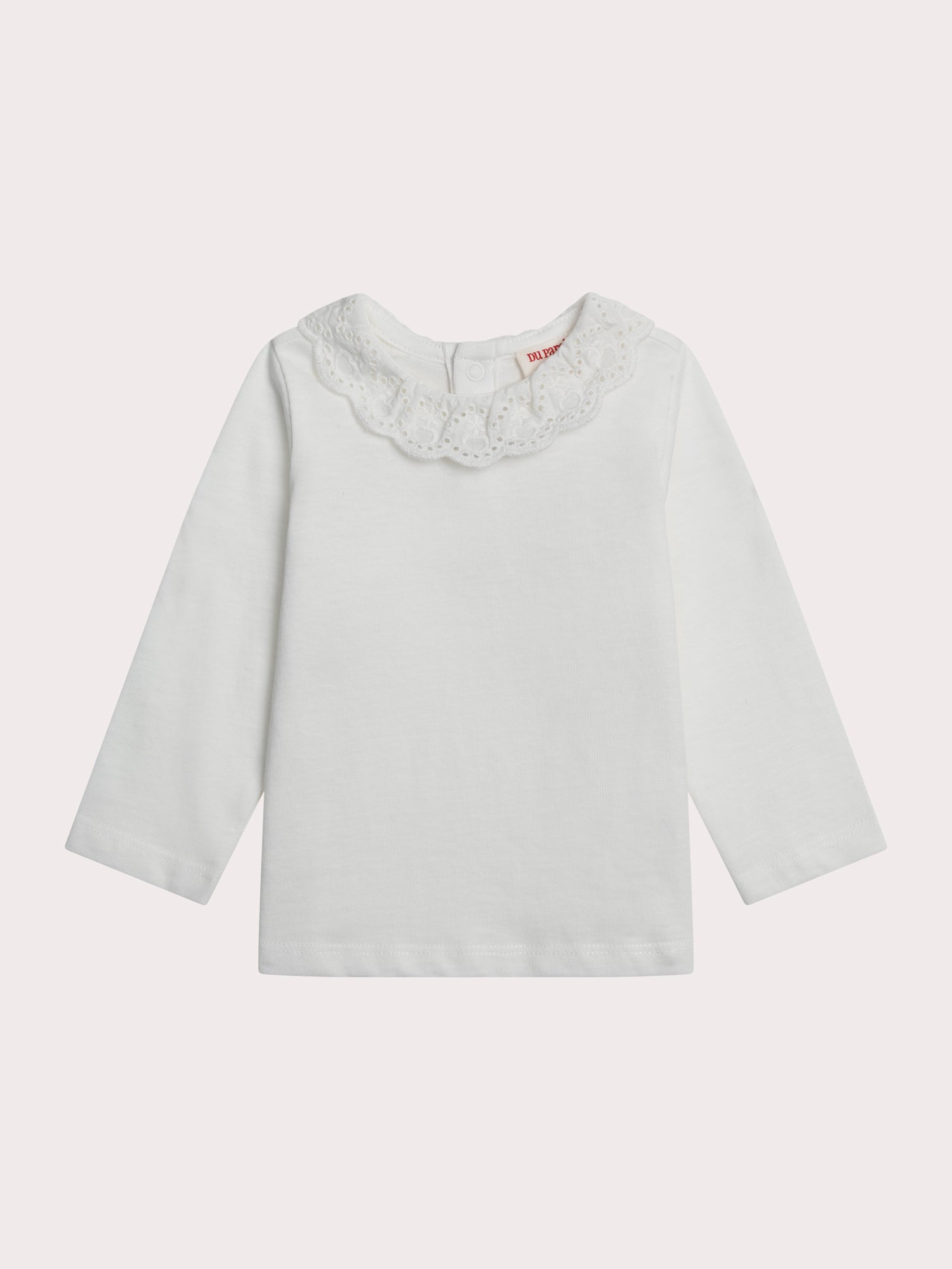 Brassière écrue pour bébé fille