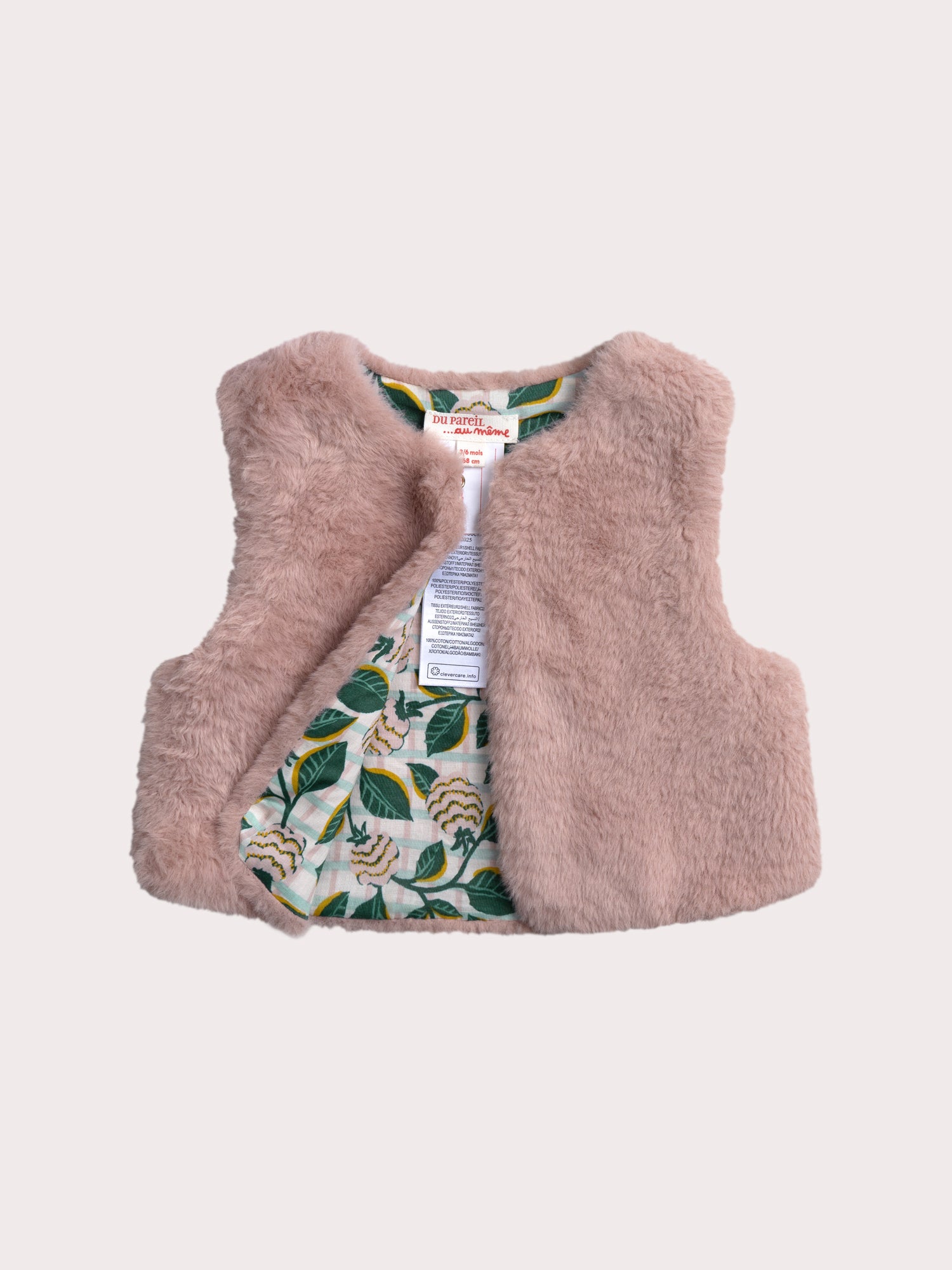 Cardigan réversible pour bébé fille