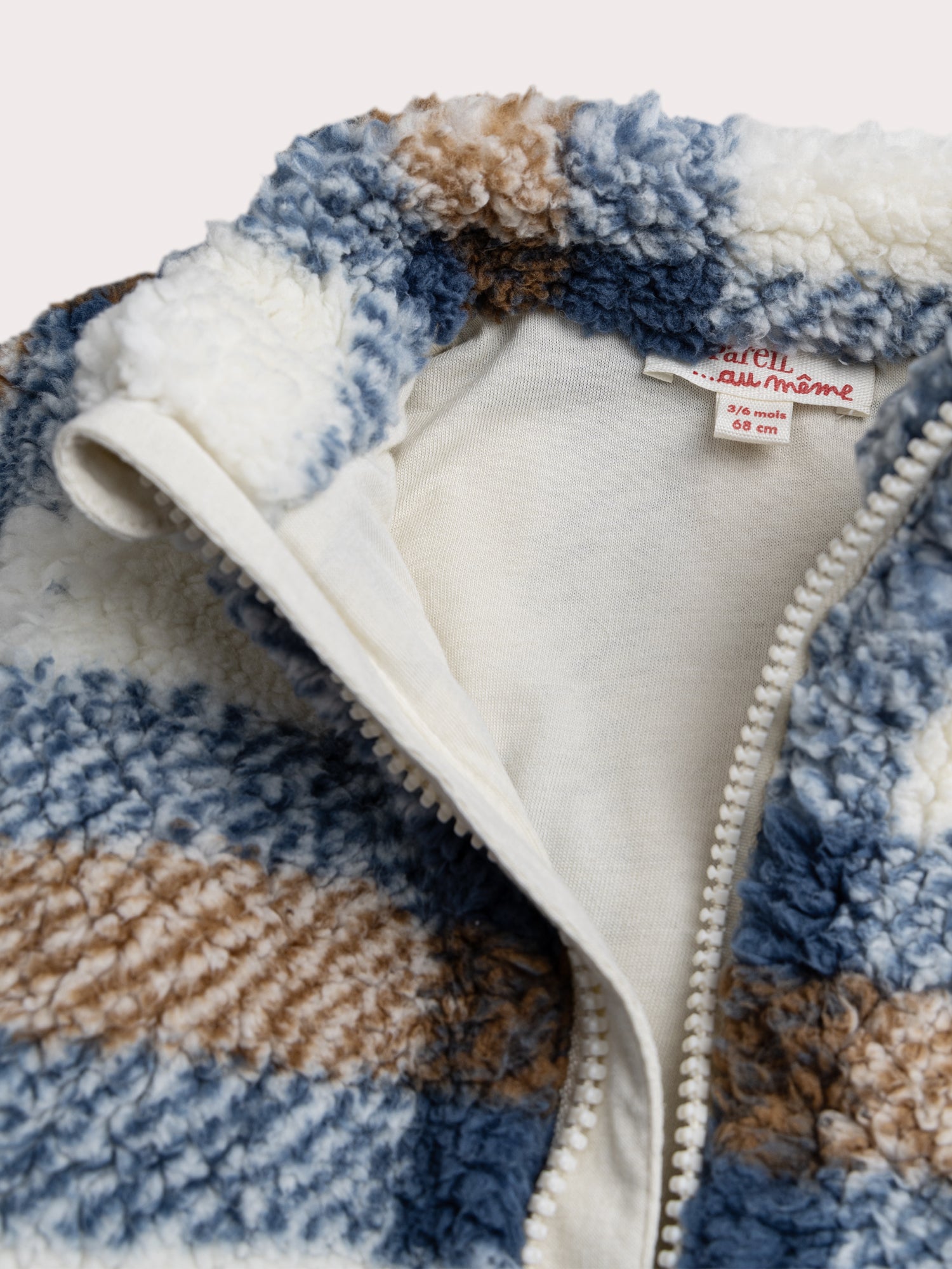 Veste à carreaux pour bébé garçon
