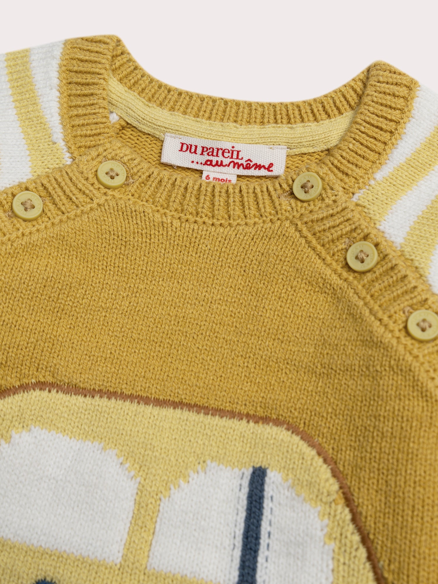 Pull voiture pour bébé garçon