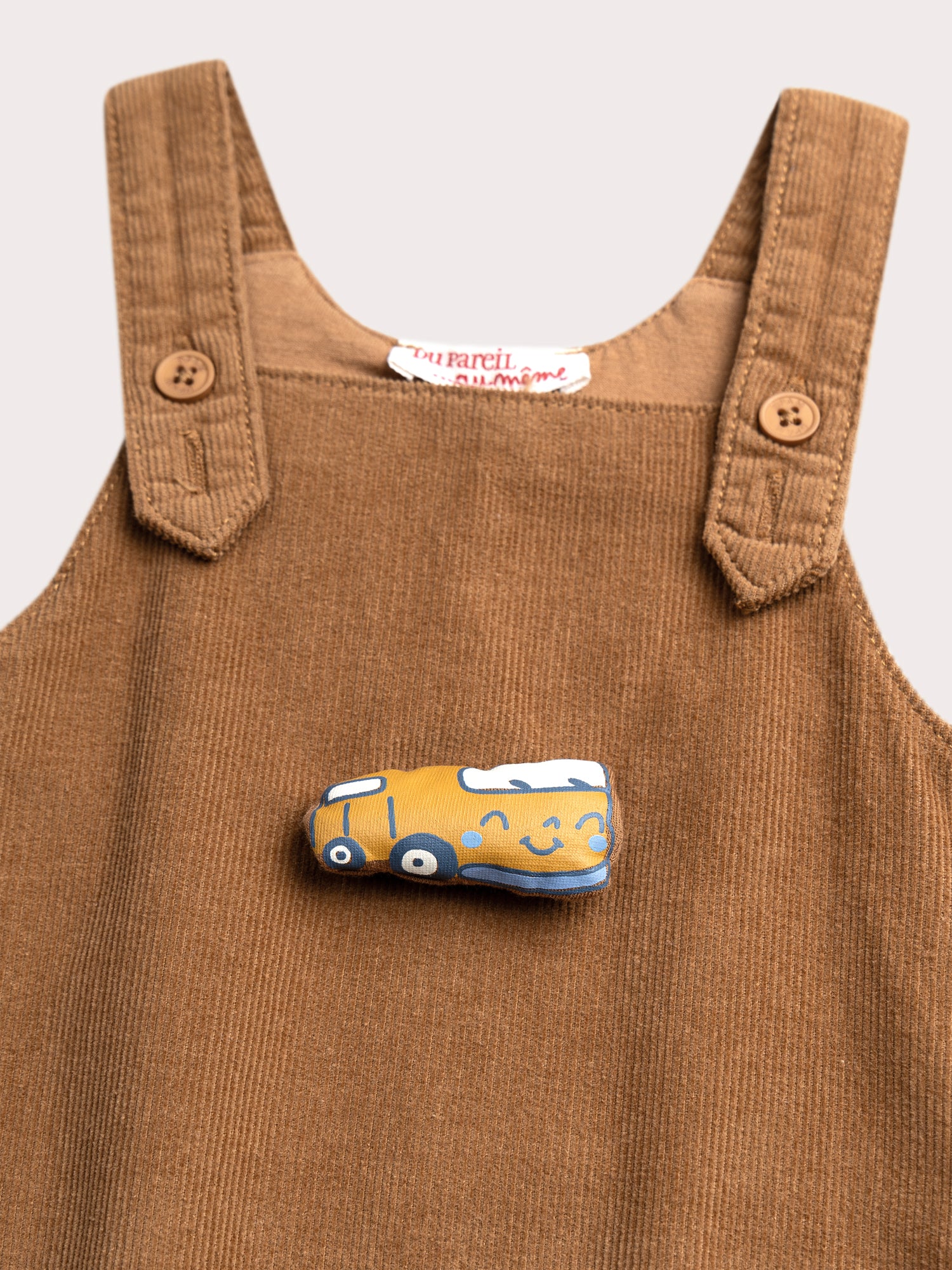 Salopette marron pour bébé garçon