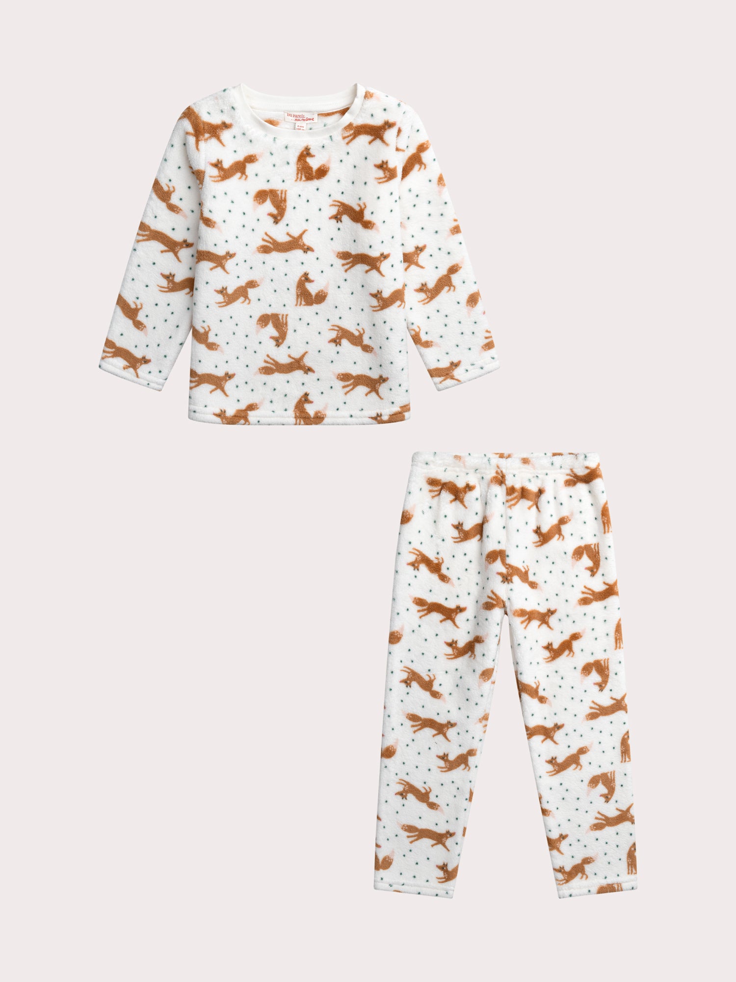 Pyjama renard pour enfant fille