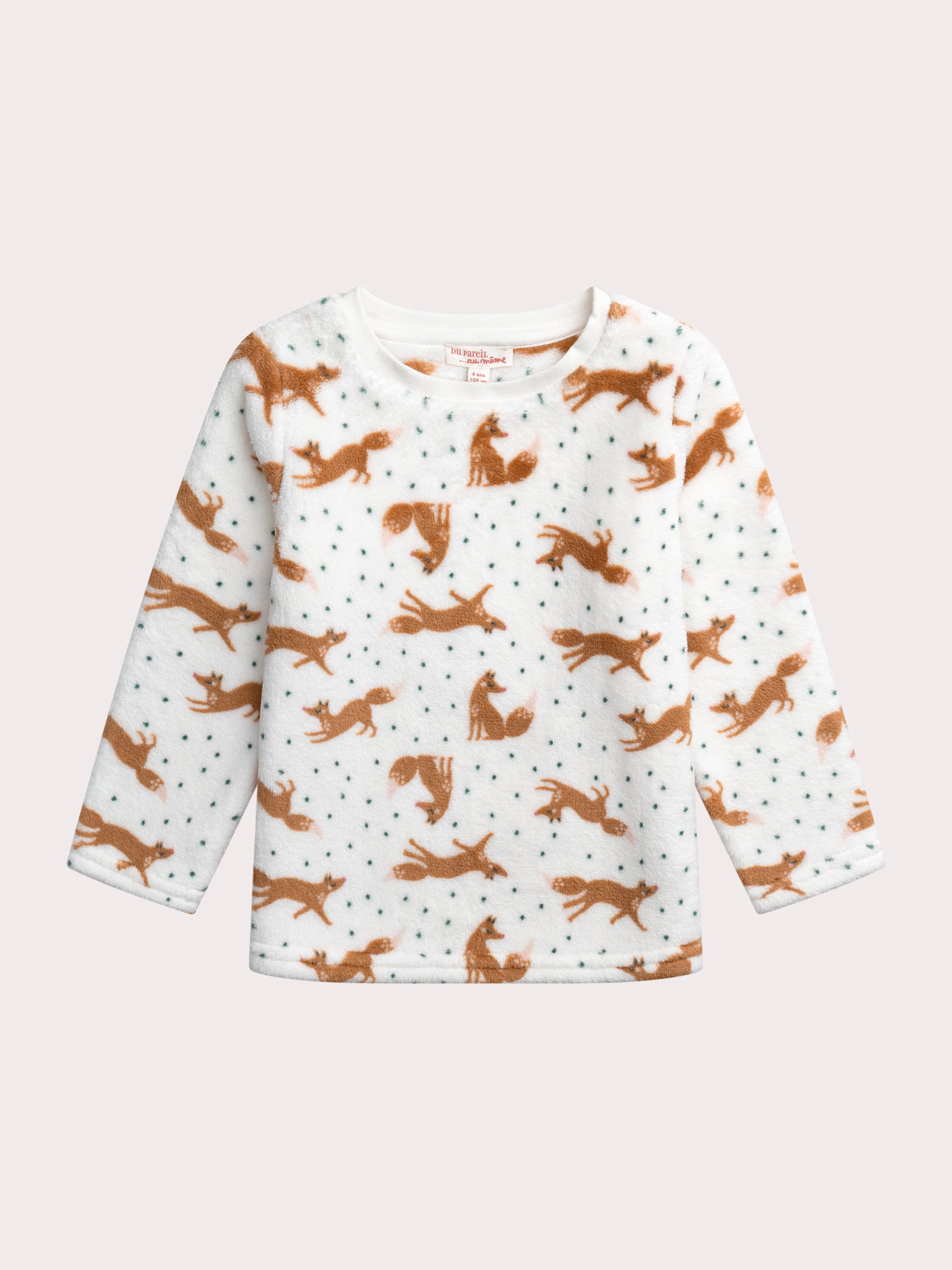 Pyjama renard pour enfant fille