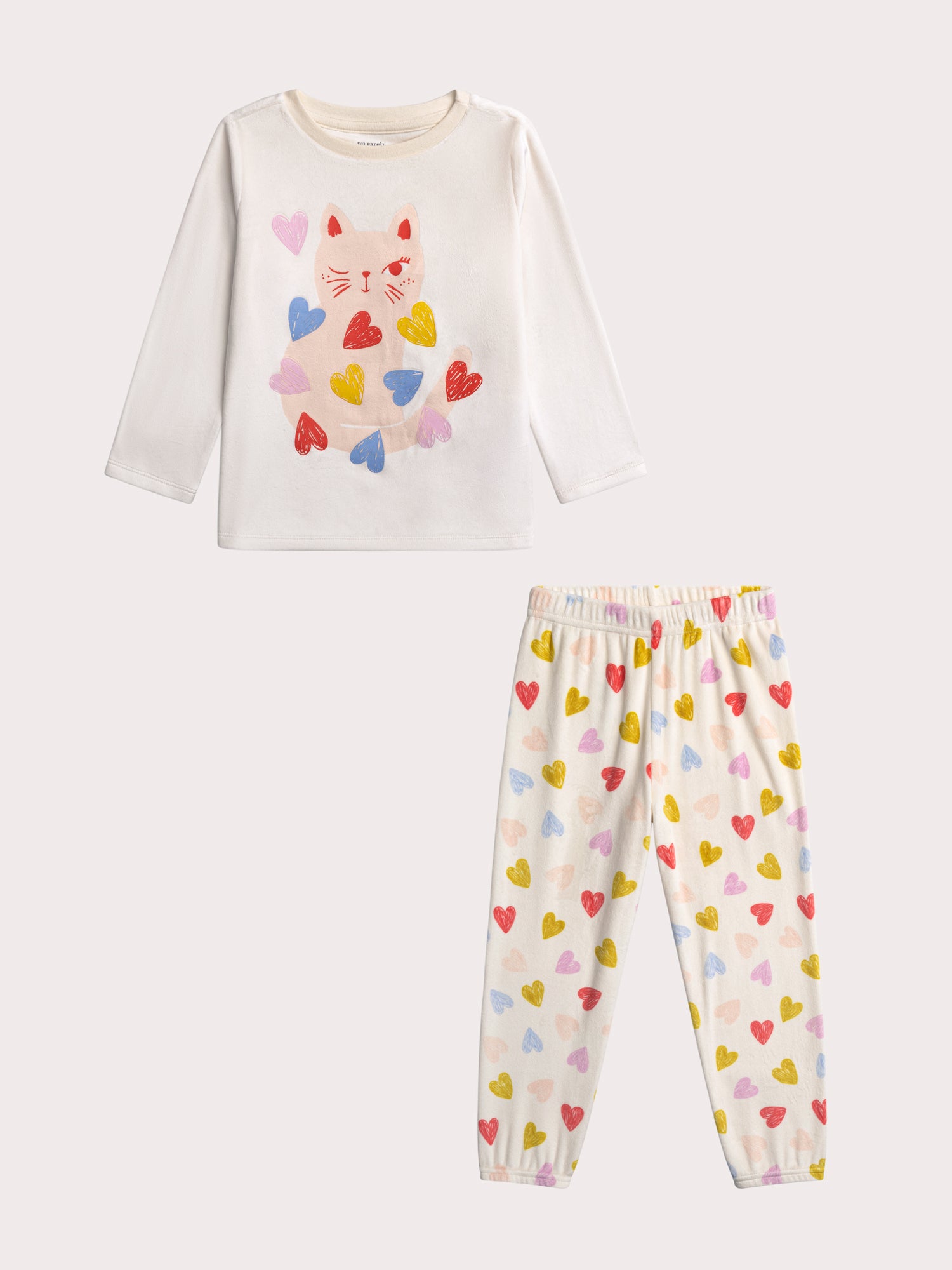 Pyjama coeur pour enfant fille