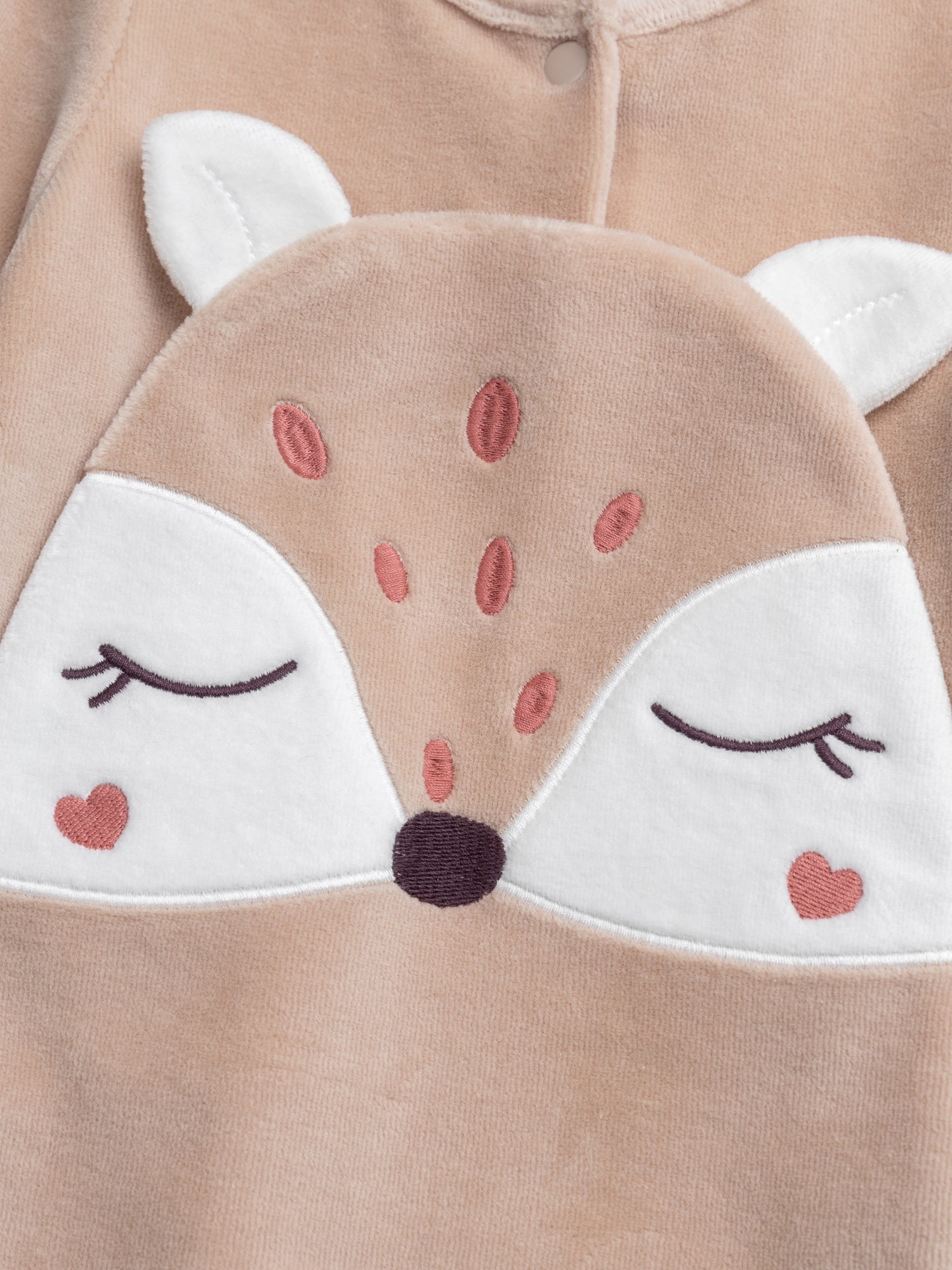 Grenouillère biche pour bébé fille