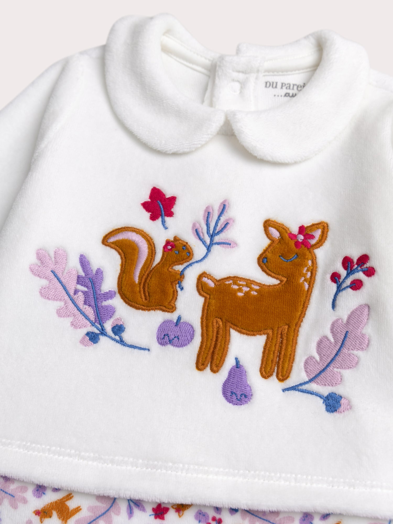 Grenouillere automne pour bébé fille