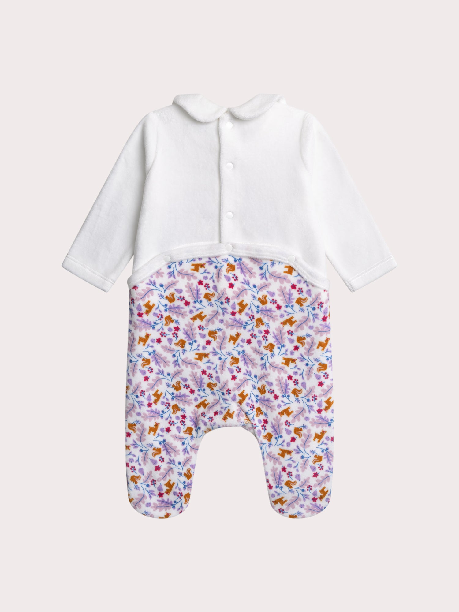 Grenouillere automne pour bébé fille