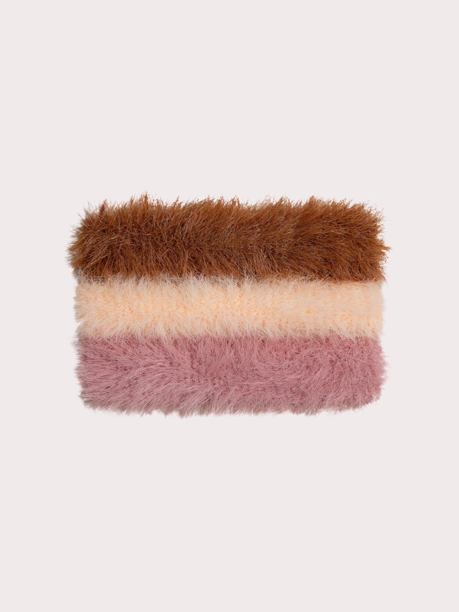 Lot de 3 élastiques en maille duveteuse pour fille
