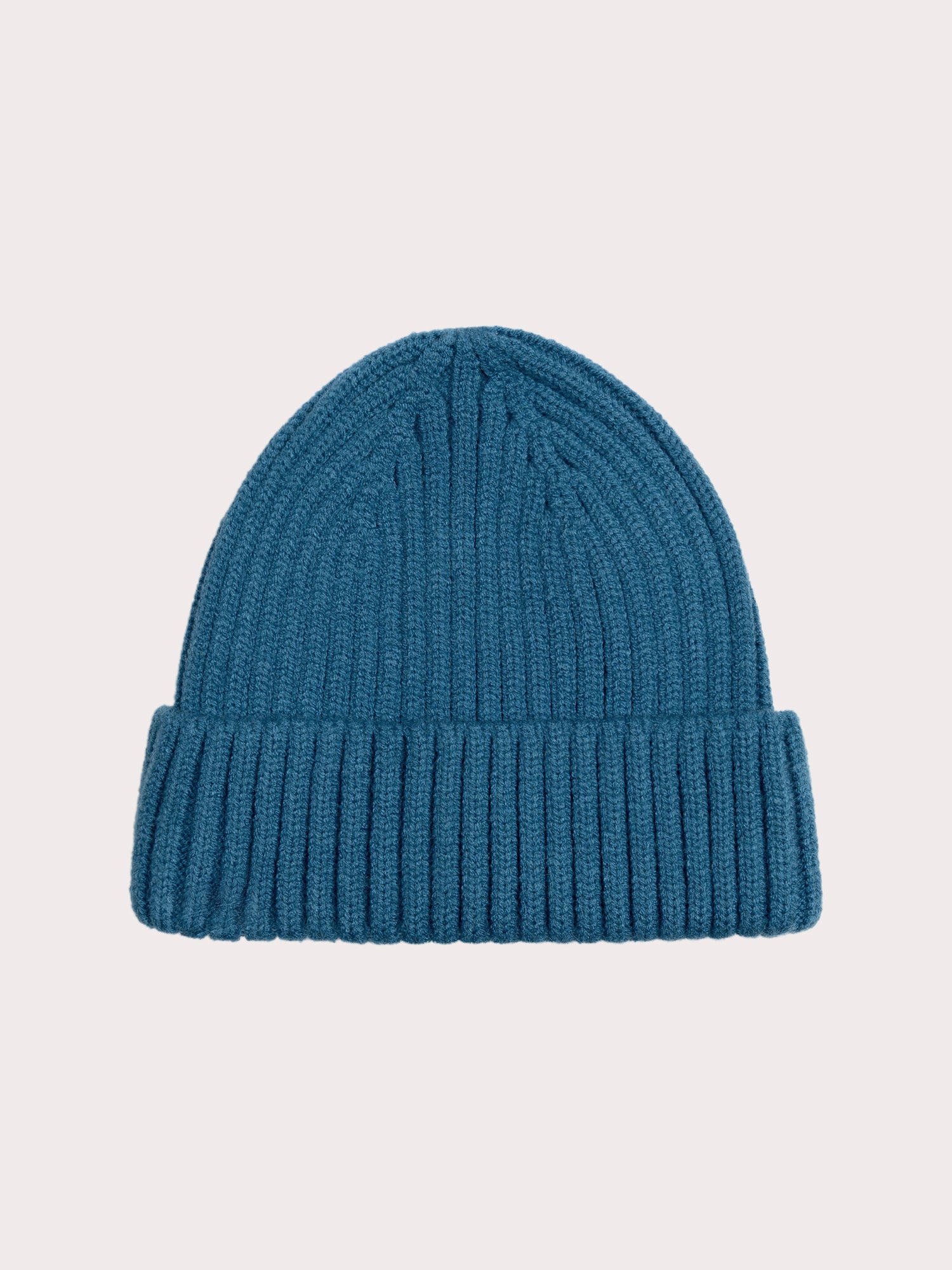 Bonnet bleu côtelé pour bébé garçon